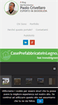 Mobile Screenshot of caseprefabbricateinlegno.it